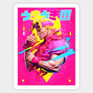 KEN MASTERS - STREET FIGHTER | Video Game Character Design Art Popculture | PROUD OTAKU Sticker